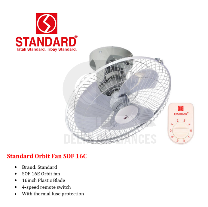 Standard SOF 16C / SOF 16E Orbit Fan 16" Lazada PH