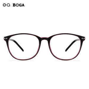 OQ BOGA 3 Colors Fashion Anti Blue Light Radiation Computer Glasses Women Men Eye Protection Plastic Oval Frame Eyewear