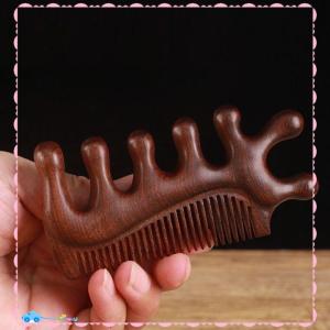 🔥【Flash Sale】🔥 3 in 1 Massage Comb Blood Circulation Wood Sandalwood Comb Scalp Meridian Relax Anti-static Styling Tool Salon Supply Hair Brush