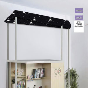 2Pcs Blackout Curtain for Dorm Bed Privacy Makapal Bed Curtain 120x200cm Student Dormitory Curtain For Bed Double Deck Bed Curtain Dust Top Bed Curtain Single Bed Curtain For Bedroom Divider Mosquito Tent Partition Free 8 Rings