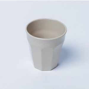 Combo 10 ly uống trà đá melamine đen bóng LY26 Ø 8.5 x 8.9 cm cao màu kem / đen