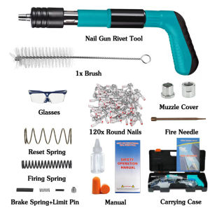 【COD/Original】Nail Gun Ceiling Artifact Manual Mini Steel Nail Gun Original Nail Gun Power Tools Nail Gun