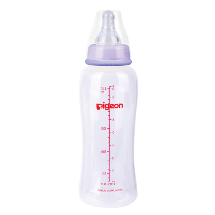PIGEON Botol PP Clear Streamline 250Ml - Purple
