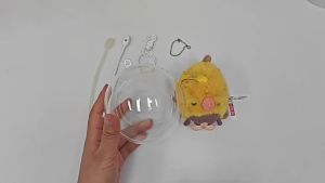 Cute CRY BB Cry Me An Ocean Series Plush Doll Transparent Case Creative Bag Pendant Cover Gift for Daily Use