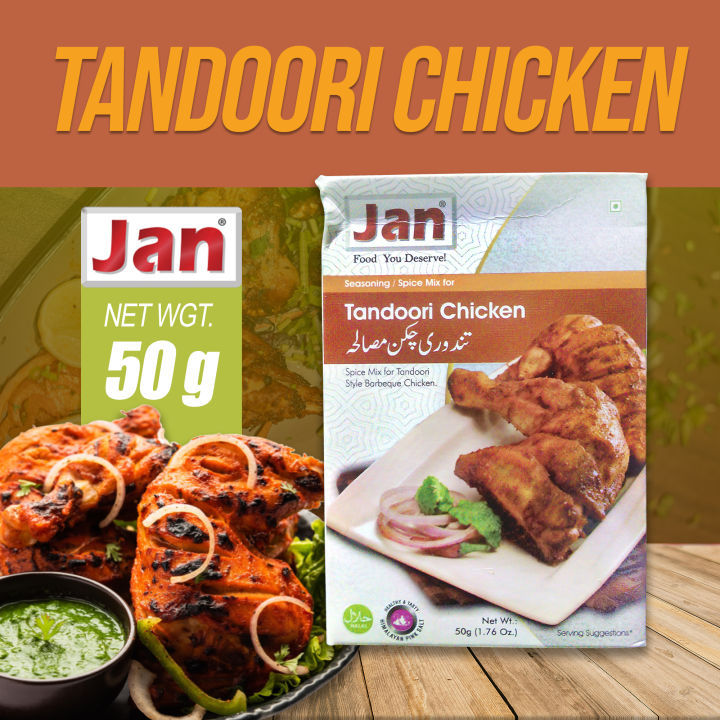 Jan Tandoori Chicken Spice Mix 50g | Lazada PH