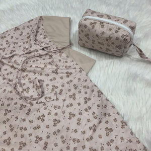 Telekung Travel Dalia Muslimah Lightweight Wrinkle Resistant Telekung with Bag Stretchable Skirt Prayer Outfit