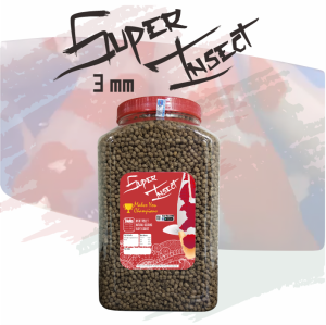 Pakan Pelet Makanan Koi Super Insect Premium Toples 16 Ikan Koi Kontes IKANESIA