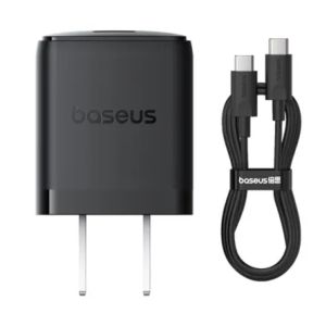 Bộ sạc nhanh nhỏ gọn Baseus Palm 1C 20W (Kèm cáp C to C 60w dài 1M)