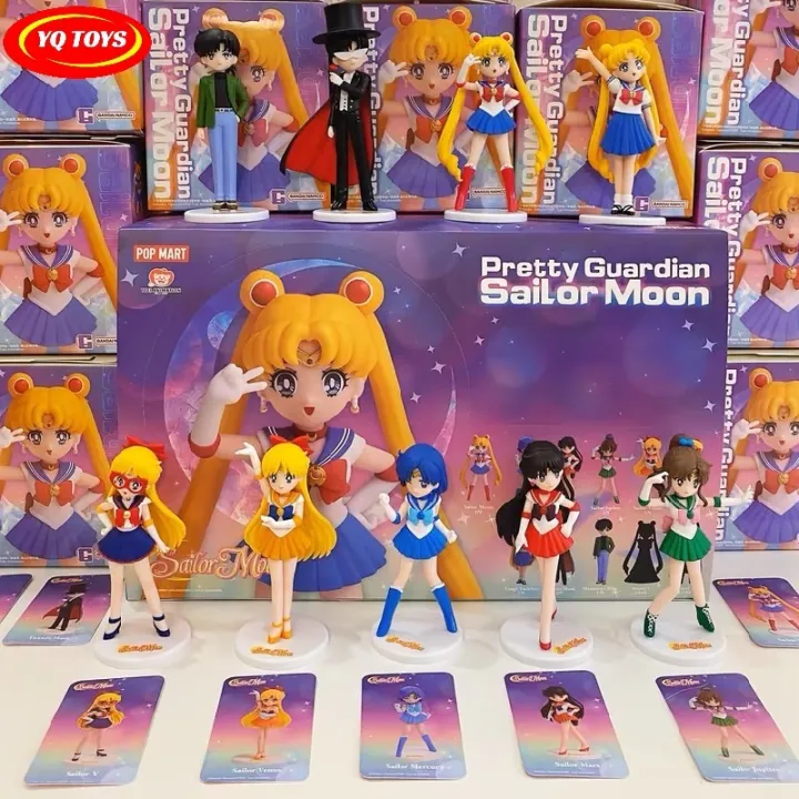 ฟิกเกอร์ขนาดเล็ก โมเดลเสี่ยงทาย Pretty Guardian Sailor Moon มี 9 แบบ ให้จุ่ม