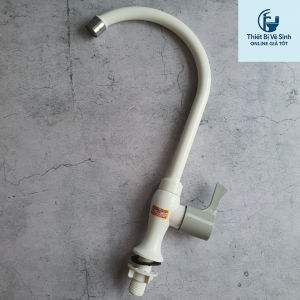 VÒI RỬA CHÉN NHỰA CHỊU NƯỚC PHÈN – HÀNG VIỆT NAM REN 21MM