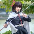 Demon Slayer Kanao Costume for kids Anime Demon Slayer Cosplay Tsuyuri Kanao Kimetsu no Yaiba Full set Clothes. 