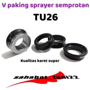 V paking water Seal pump Karet Sil Plunger Piston Mesin Sprayer Semprot Pompa hama tu26 tnk777 767