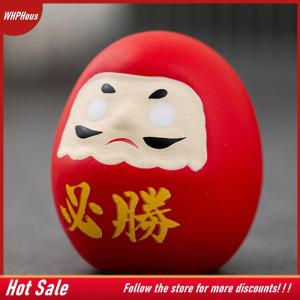 【COD】🔥🔥🔥 Japanese Ceramic Daruma Doll Crafts Japanese Inspired Wealth Prosperity Decor Lucky Charm Fortune Ornament Landscape Home Desk Decor Miniature Gifts Accessories