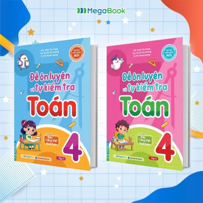 Sách Combo 2 cuốn Đề ôn luyện và tự kiểm tra Toán Lớp 4