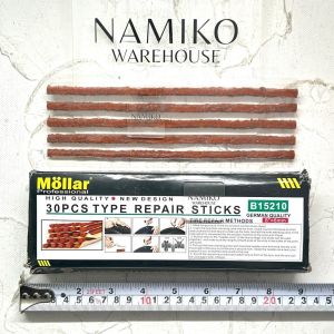 Lem tambal ban tubles MOLLAR 8 inch x 6 mm ISI 30 PCS