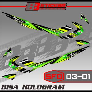 Striping Satria Fu Barong BISA HOLOGRAM Striping Satria Barong Stripping Satria Fu Lama sfo 3