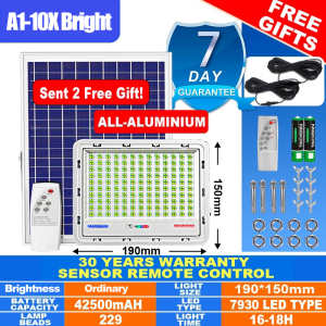 [Free shipping]Solar Flood Light Outdoor Waterproof IP67 Lamp Street Light  Automatic lighting Indoor Solar lights  With Solar Panel