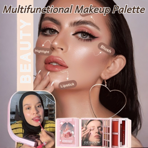 Pearlescent Matte Multifunctional Makeup Palette Long-lasting Space-saving Complete Look Versatile And Compact Shadow