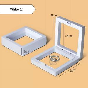 Ready Stock TPE Jewellery Display Box Transparent Organizer Elastic Storage Dustproof Kotak Permata Hadiah Brooch Butang 3D Cincin Rantai Travel Bracelet Necklace Earring Accessories Habib Diamond Anti-Oxidation Portable Murah Film Kerongsang Waterproof