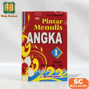 Buku Pintar Menulis Angka 1 Untuk Anak Usia 4-6 Tahun Fullcolor Novia Maulidya Best Seller