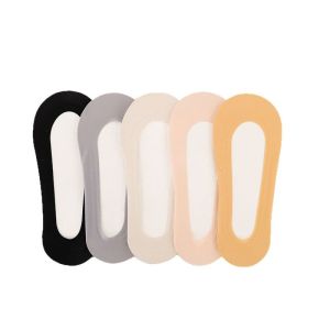 Mùa hè của phụ nữ Lụa băng không-hiển thị Vớ với chống trượt Silicone thoáng khí và thiết kế tàng hình cho giày cao gót