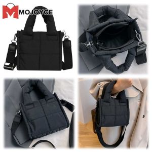 MOJOYCE Womens Casual Quilted Tote Bag with Adjustable Strap Durable Puffer Handbag for Daily Use and Weekend Getaways