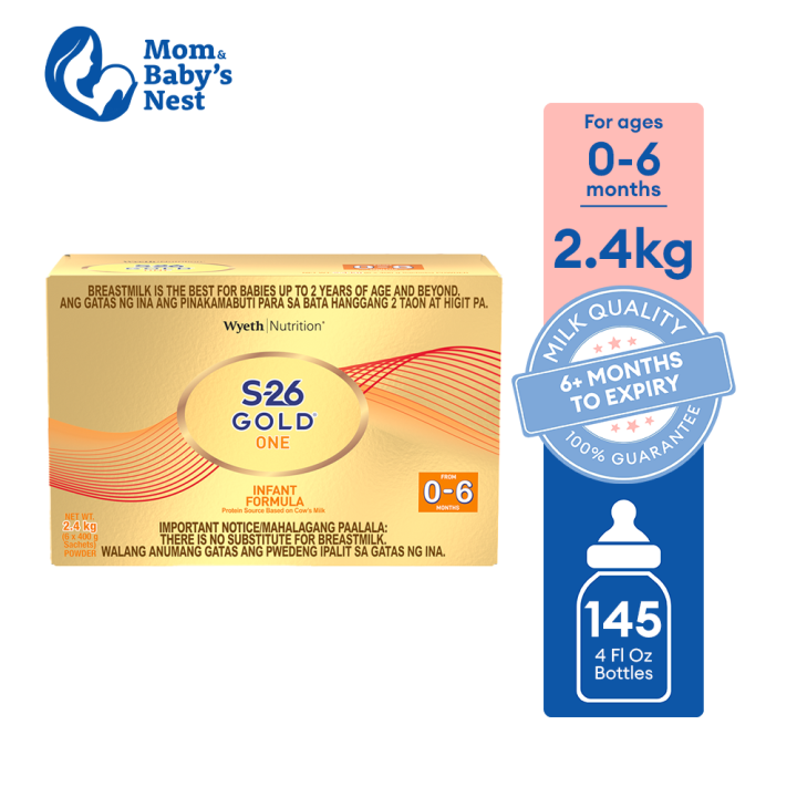 Wyeth® S-26 Gold® One infant formula for 0-6 months in