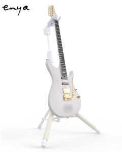 Enya Auto-Lock Guitar Stand - Heavy Duty Steel 33lbs Capacity 360° Non-Slip Base & Military Anti-Rust | 3-Second Setup Foldable for Stage/Travel/Studio