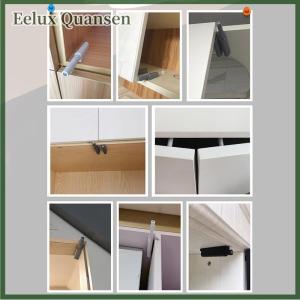 Eelux Van điều tiết Bộ đệm tủ bếp bắt Cửa Ngăn kéo mềm yên tĩnh đóng với srews vô hình xử lý đồ nội thất nhà phần cứng