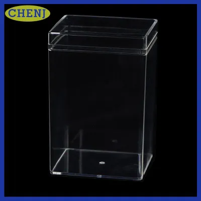 CHENJ Hình chữ nhật hộp nhựa Biscuit kẹo búp bê Quà Tặng Bao bì hộp hộp trong suốt