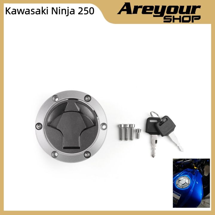 Fuel Gas Tank Cap For Kawasaki Ninja 250 300 Z250 Z300 EX250 EX300