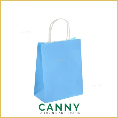 10pcs Crafts Paper Bag With Handle Plain Design Goodies Gift Bag Paper Kraf Plain Design / Gift Bag (10pcs)