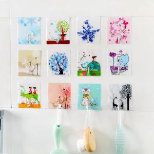 Móc Dán Tường Siêu Chịu Lực Siêu Dính Họa Tiết 3D Đa Dạng Độc Đáo Combo 5 Chiếc Móc Dán Tường