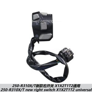 kkmf Motorcycle Left Right Control Switch Horn Turn Start Button For ZT310V-X/R/T/1/2 5B8Q6