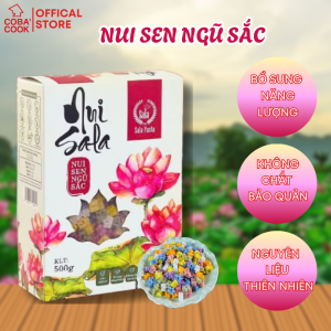 Nui Ngũ Sắc Hữu Cơ Rau Củ Hình Hoa Sen Giảm Cân Ăn Kiêng