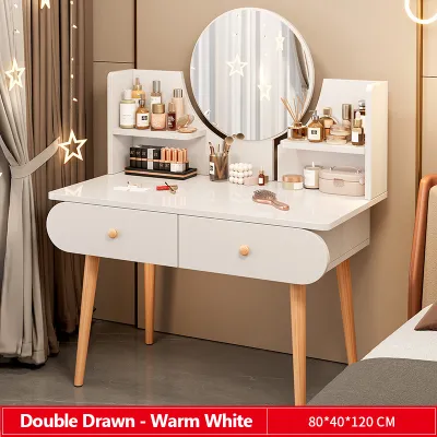 Simple Bedroom Dresser Modern Light Luxury Storage Integrated Dressing Table