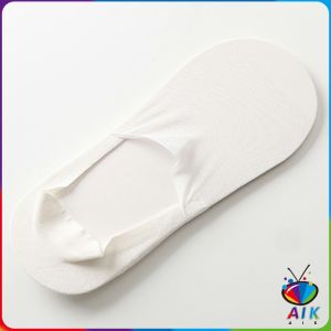 AIK ถุงเท้าผ้าฝ้าย ถุงเท้าใส่สบาย ระบายอากาศได้ดี และเย็นสบาย Men socks