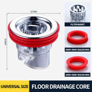 Bathroom Floor Drain Universal Core Deodorant Sewer Seal Leak ABS Anti Odor Filter Kitchen Filter Plug Quick Drain