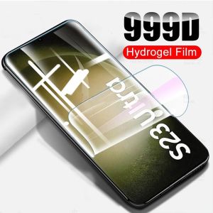Samsung Galaxy S21 S22 S23 24 S20 S10 S9 S8 Ultra Plus FE Lưu ý 8 9 10 20 cộng với siêu nhẹ Hydrogel mềm Miếng dán màn hình trong suốt trước sau phim