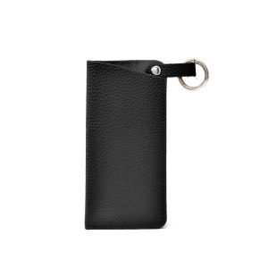 หนังแก้วเก็บพวงกุญแจแบบพกพาแว่นกันแดดกระเป๋ากุญแจตะขอแว่นตากระเป๋าแบบพกพาแว่นตาเก็บกระเป๋า皮革眼镜收纳袋