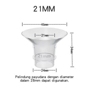 Payoe Selipan Corong Silikon Pompa Asi Breastpump/Silicone Flange Insert Sisipan Corong 13/15/17/19/21/24MM