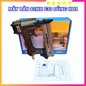 Máy bắn đinh F30 dùng hơi khí nén JOK hàng nhập khẩu chính hãng Đài Loan bảo hành 6 tháng độ bền cao
