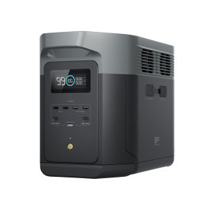 EcoFlow DELTA 2 Max Portable Power Station Expandable 2-6kWh LFP Battery 3000 Cycles AC+Solar 80% Charge in <1Hr Up to 3100W Output Fume-Free Quiet Solar Generator