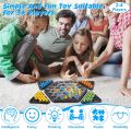 Chain Triangle Chess Game, Triggle Board Game, Funny Triggle Rubber Band Game for Family Night, Family Games Nteractive Game for Kids and Adults, 2 to 4 Players. 