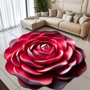3D Special-Shaped Flower Diatom Mud Carpet/Flower Visual Anti-Slip And Dirt-Resistant Carpet 【3D效果】异形花朵硅藻泥地毯