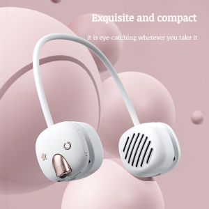 Outdoor sports portable neck bluetooth speaker mini subwoofer light sound wireless bluetooth speaker