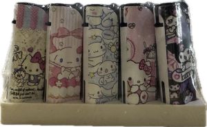 库洛米凯蒂防风打火机 – 充气铁壳 Kuromi & Hello Kitty Lighter – Windproof Refillable Metal
