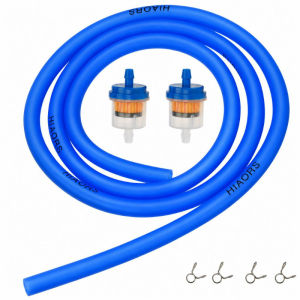 High Flow Universal Fuel Filter Inline Gasoline Diesel Filter Auto Replacement High Capacity Engine Cleaner Universal Fit Car Accessory High Performance Fuel Purifier