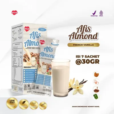 Afis Life Almond Pelancar Asi serbuk minuman