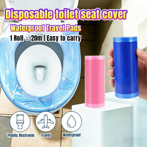 Baete Disposable Protection Film Toilet Seat Cover Waterproof Portable Travel Pads 1 Roll